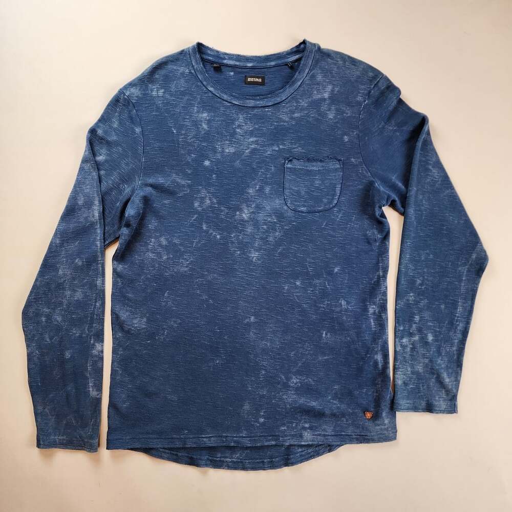 Buffalo David Bitton Men's XL Acid Wash Long Sleeve Thermal Shirt